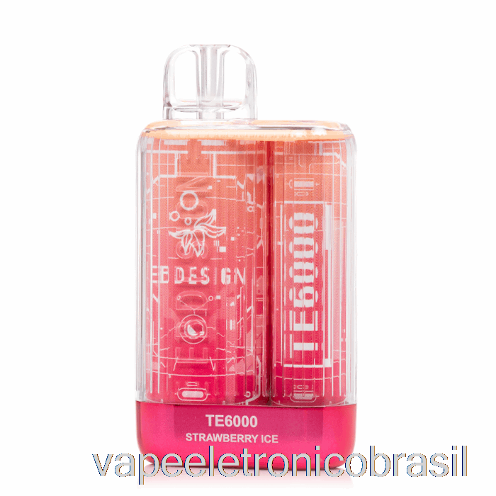 Vape Vaporesso Eb Te6000 Gelo De Morango Descartável